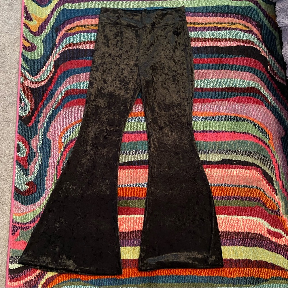 Black Velvet Belbottoms